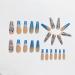 24Pcs/Set Press On Nails Blue Butterfly Sparkling Diamond Long Ballet False Nails Acrylic Fake Nails Full Cover Nails Tips Artificial Finger Manicure Press on nails for Women and Girls - Buy Online on GoSupps.com