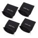 Baluue 16 Pcs Hair Dryer Storage Bag Curly Closure Wig Human Hair Hairdryer Storage Organizer Black Fabric