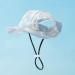 Fashionable dog baseball cap sun protection dogs for dogs adjustable baseball cap for pets dog sun hat with ear holes dog baseball hat for small dogs puppies cats (S-blue)