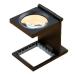 Magnifying Glass 10x Portable Led Lighted Hands Free Magnifying Glass Illuminated Desktop Magnifier with 2 Led Lights Foldable Pocket Size Design for Reading Inspection Repair Hobby & Crafts