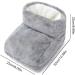 Starnearby Electric Foot Warmer - Fluffy Soft Adjustable Temperature Overheat Protection - Washable Heating for All Shoe Sizes (Gray) - Buy Online on GoSupps.com
