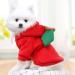 XIAOYU Dog Hoodies - Warm Sweatshirt Coat for Puppies | Autumn Winter Pet Clothing with Fruit Hood - Apple MM Red - Buy Online on GoSupps.com