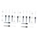 Didiseaon 4 Sets 18pcs oil tube and wand Eyelash Growth Oil tube mascara clear