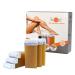 Sunzze warm wax cartridges roll on set honey Brazilian waxing kit for hair removal wax roller wax 6 pieces each 100ml