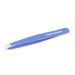 Tweezerman Stainless Steel Slant Tweezer - Eyebrow Tweezers for Women and Men (Lapis Blue)