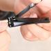 UNbit Nail Clipper Nail Clippers for Adults/Stainless Steel Black Nail Clippers 1.5 * 8cm Stainless Steel Multifunctional Nails - Buy Online on GoSupps.com