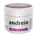 Andreia Andreia Professional Gel Nail Art Paint Pots - Highly pigmented intense color - No drips high viscosity - Vegan - 4g - 09 Fluorescent Purple
