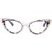 Shop LIGOES Cat Eye Gradient Frame TR90 Eyeglasses - Leopard Anti Blue Light Glasses for Stylish Selfies - Buy Online on GoSupps.com