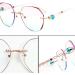 Buy Enesea Pink Glasses Accessories | Rhinestone-Metal Replacement Arms for Borderless Glasses - Buy Online on GoSupps.com
