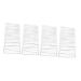 Housoutil Eyeshadow Organizer 4pcs Eyeshadow Storage Organizing Multi-Grid Multi-Purpose Display Eye Makeup Puff Multipurpose