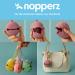 Nopperz Silicone Pacifier Box | Safe Storage for Pacifier Holders | High-Quality Baby Accessories for Toddlers & Babies | Cambridge Blue - Buy Online on GoSupps.com
