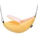 WATAWATA Hamster Swing Hanging House Hammock for Small Young Rodent Pet Bed or Sleeping Nest (Banana)