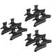 12 Pcs Black Hair Clip Hairdressing Hairdressers Hair Tools Butterfly Hair Clips Hair Claw Salon Section Clips Clasps Clamps Barrettes