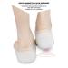 Washable Reusable U-Shaped Heel Pads for Height Increase - Gel Heel Inserts with Cover - Buy Online on GoSupps.com