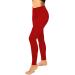 High Waisted Leggings for Women-Womens Black Seamless Workout Leggings Running Tummy Control Yoga Pants(1 Pack Red S-M)
