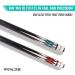Pathline PLN Set of 2 Pool Cues - 58 Canadian Maple Billiard Sticks with 13mm Leather Tip - Blue & Red 20oz/21oz - Buy Online on GoSupps.com