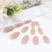 Handcess Matte Artificial Nails - Medium Nude Ballerina Press On Nails for Women & Girls | 24 Pieces Nude Pink - Buy Online on GoSupps.com
