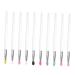 BIUDECO 10pcs Eye Shadow Brush Lash Boxes Packaging Cleaning Lip Brush Lipstick Wands Applicator