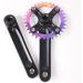 BUCKLOS US Stock 104 BCD Mountain Bike Single Speed Crankset 170mm Square Taper with Plating Chainring (30/32/34/36/38T) | Replacement Bicycle Crank Arm Set - Buy Online on GoSupps.com