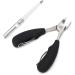 Nail Clipper Set Pliers Tool Pedicure Dead Skin Remover Set Pedicure Clipper for Women Men(Black suit) - Buy Online on GoSupps.com