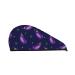 Eggplant Microfiber Hair Towel Soft Super Absorbent Hair Towel Wrap for Women Coral Velvet Quick Dry Hair Cap for Long Curly and Thick Hair