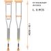 Crutches for Adults Underarm Crutch Stainless Steel Armpit Double Crutch Retractable Lightweight Elderly Handicapped Walker Great for Travel or Work (Color : 1pcs Size : L) (2pcs S) Innovate 2pcs Large - Buy Online on GoSupps.com