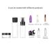 Vitog Travel Bottles Kit - TSA Approved, Leak Proof, Portable Toiletry Containers - Set of 11 Black Plastic PET Cosmetic Containers for Lotion, Shampoo, Cream, Soap - Clear Flight Size - Buy Online on GoSupps.com