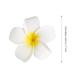 FRCOLOR Hawaiian Plumeria Flower Hair Clip Wedding Bridal Barrette - 10 Pieces - Buy Online on GoSupps.com