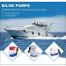 SAILFLO 12V Boat Marine Shower Sump Pump Drain Kit - 750 GPH - Multi-Port Inlet - Buy Online on GoSupps.com