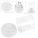 SKISUNO Nail Bit Holder 1pc 48 Nail Bit Organizer Nail Grinding Head Nail Bit Stand Teeth Gems Kit Manicure Drill Bits Holder Nail Drill Bit Organizer Display White Multicolor Bracket Box Size 1 White - Buy Online on GoSupps.com
