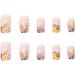Press On Nails Square Press On Fake Flower Nails - Long Lasting Artificial Fake Nails Detachable Full False Nails for Women Fulenyi - Buy Online on GoSupps.com