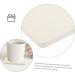 Buy Cabilock 20 pcs Absorbing Pillow Cups - Diatomaceous Sludge Dry Wash Basin Organizer - Kitchen Counter Hot Pot Pads - Slippery Cup Mat - White Plant Fibers - Buy Online on GoSupps.com