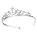Princess Rhinestone Wedding Tiara - Silver | Lovelyshop - Buy Online on GoSupps.com