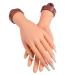 Fushen Acrylic Nail Practice Hand - Nude | Mannequin Hand for Nail Tech Training & Manicure Practice - Buy Online on GoSupps.com