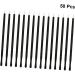 Balacoo 50pcs White Makeup Eye Wands Eye Makeup Tools Eyeliner Eye Shadow Brush Disposable 10*0.5cm White - Buy Online on GoSupps.com