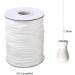 White Polyester Braided Lift Shade Cord - 1.8mm x 100 Yards - Ideal for Blinds, Roman Shade Repair, Gardening, Crafts & DIY Projects - Buy Online on GoSupps.com