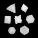 Nupuyai 7 Pieces Rock Crystal Platonic Solids Set - Sacred Geometry Reiki Healing Stones with Gift Box | International Shipping Available - Buy Online on GoSupps.com