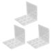 DOITOOL Lip 3pcs Boxes Eye Shadow Box Travel Pigment Makeup Powder Empty Eyeshadow