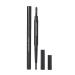 5 Colors Eyebrow Pen Double-ended Design Waterproof Eyebrow Pencil with Triangle Tip with Brush Professional Cosmetic Makeup Pencil(Black)