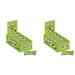 Balisto chocolate bars | Muesli mix green | 20 bars in a box (20 x 37 g) (pack of 2) Muesli mix 20 pieces (pack of 2)