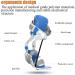 Ankle Fracture Training Brace - Adjustable Rehab Support for Foot Drop & Stroke Recovery (Right Foot - Buy Online on GoSupps.com