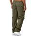 EndoraDore Men's Multi-Pocket Cargo Jogger Pant - Green Medium | Work Hiking Tactical Trousers - Buy Online on GoSupps.com