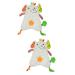 Toyvian 2st Sleeping Comfort Haby Summary Towels Towels Animal Pacify Tuch Spucker towel from Musselin Elefant Love for comfort ceiling Filling material: PP cotton Soothing boy