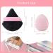 13 powder with black triangle pink finger powder puff set for everyday use makeup setting SHE103-13black - Buy Online on GoSupps.com