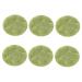 FOMIYES 6pcs eyelash tools jade stones lashes eyelash jade stone eyelash extension pallet lash extension tools plate round tray Eyelash Extension Accessory natural ore glue Fake eyelashes