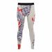 InterestPrint Chinese Traditional Art Dragon Men's Compression Ankle Tights Base Layer Running Leggings Gym C-apri Pant Medium Multi5