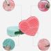 Buy Silicone Heart-Shaped Makeup Brush Cleaning Tool - Green Beauty Brush Cleaner for Flawless Makeup - Buy Online on GoSupps.com