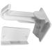 Upgraded Invisible Cabinet Locks for Babies - (4 Pack) Buumook Child Proof Cabinet Latches, The Safest Quickest and Easiest Enough Adhesive Safety Lock, Baby Proofing Child Locks for Cabinets, Drawers