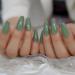HUJL Artificial Nails - Shiny Olive Pressed Ballerina Flat Nails | No Print Tape | International Shipping - Buy Online on GoSupps.com