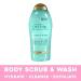OGX Hydration + Sea Kelp & Hyaluronic Acid Body Scrub - Sulfate-Free Daily Exfoliating Wash, 19.5 Fl Oz (Pack of 3) - Buy Online on GoSupps.com